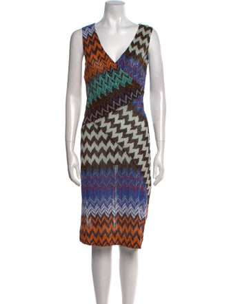 Missoni Printed Midi Length Dress