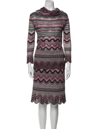 Missoni Striped Scalloped Accent Skirt Set