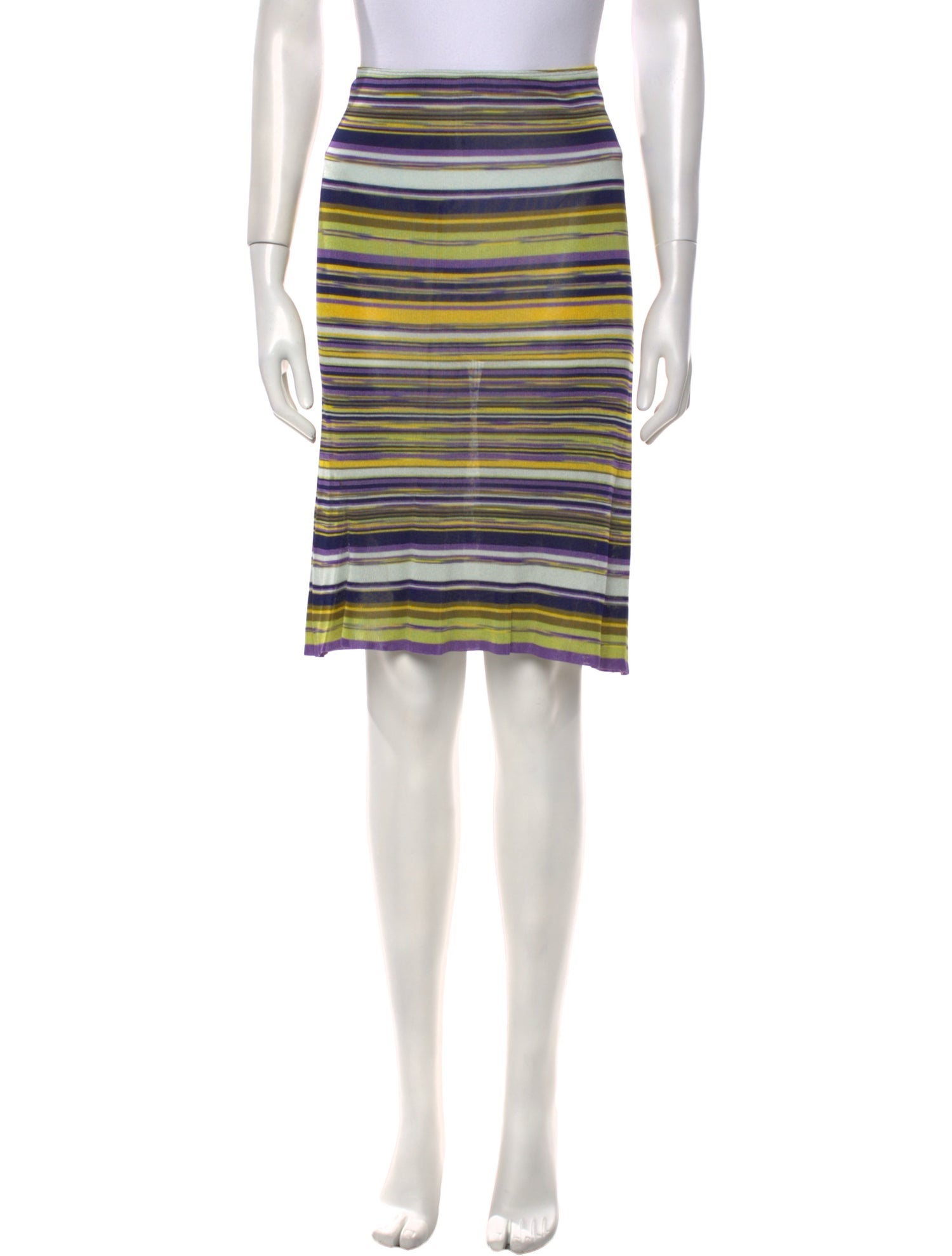 Missoni Striped Knee-Length Skirt