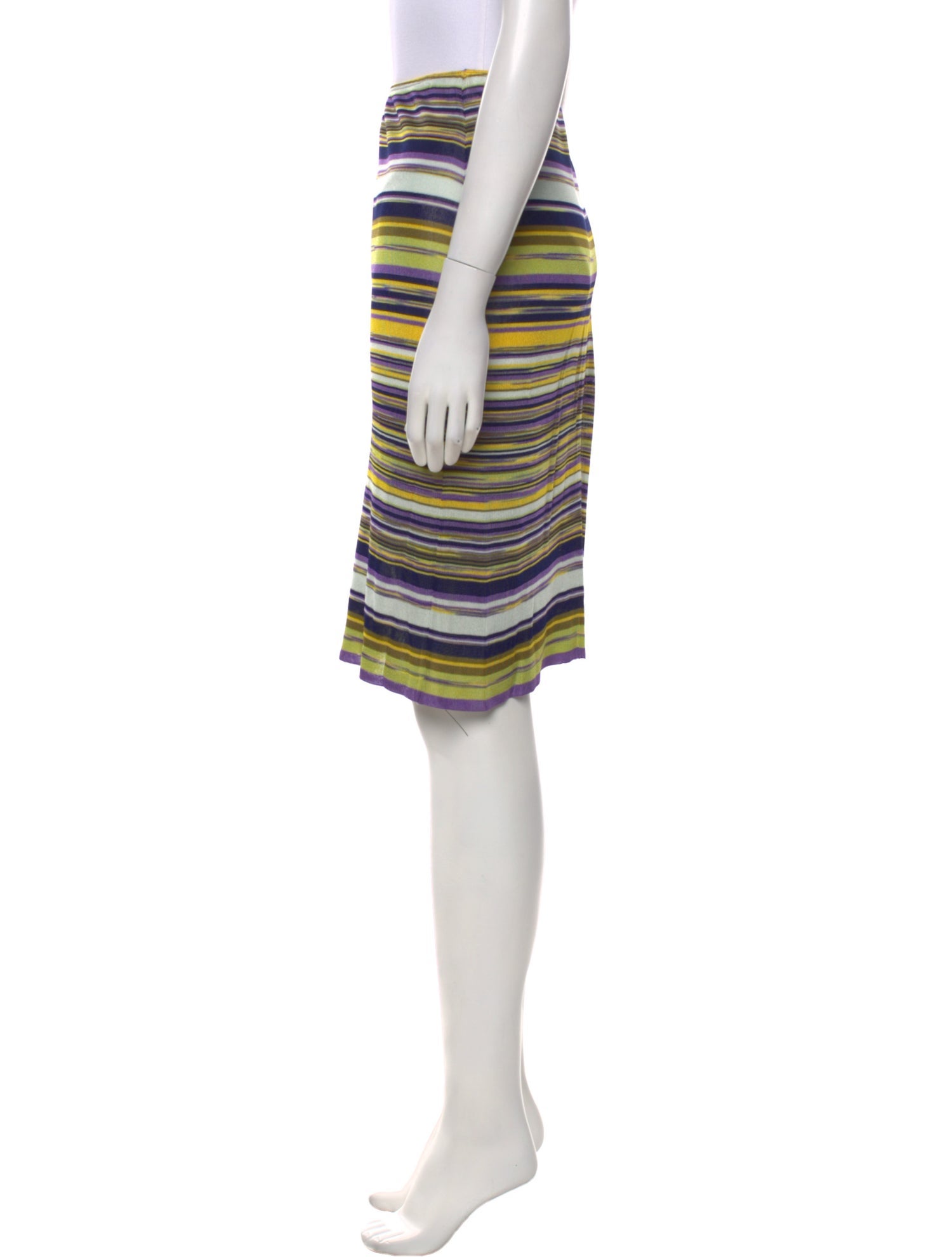 Missoni Striped Knee-Length Skirt
