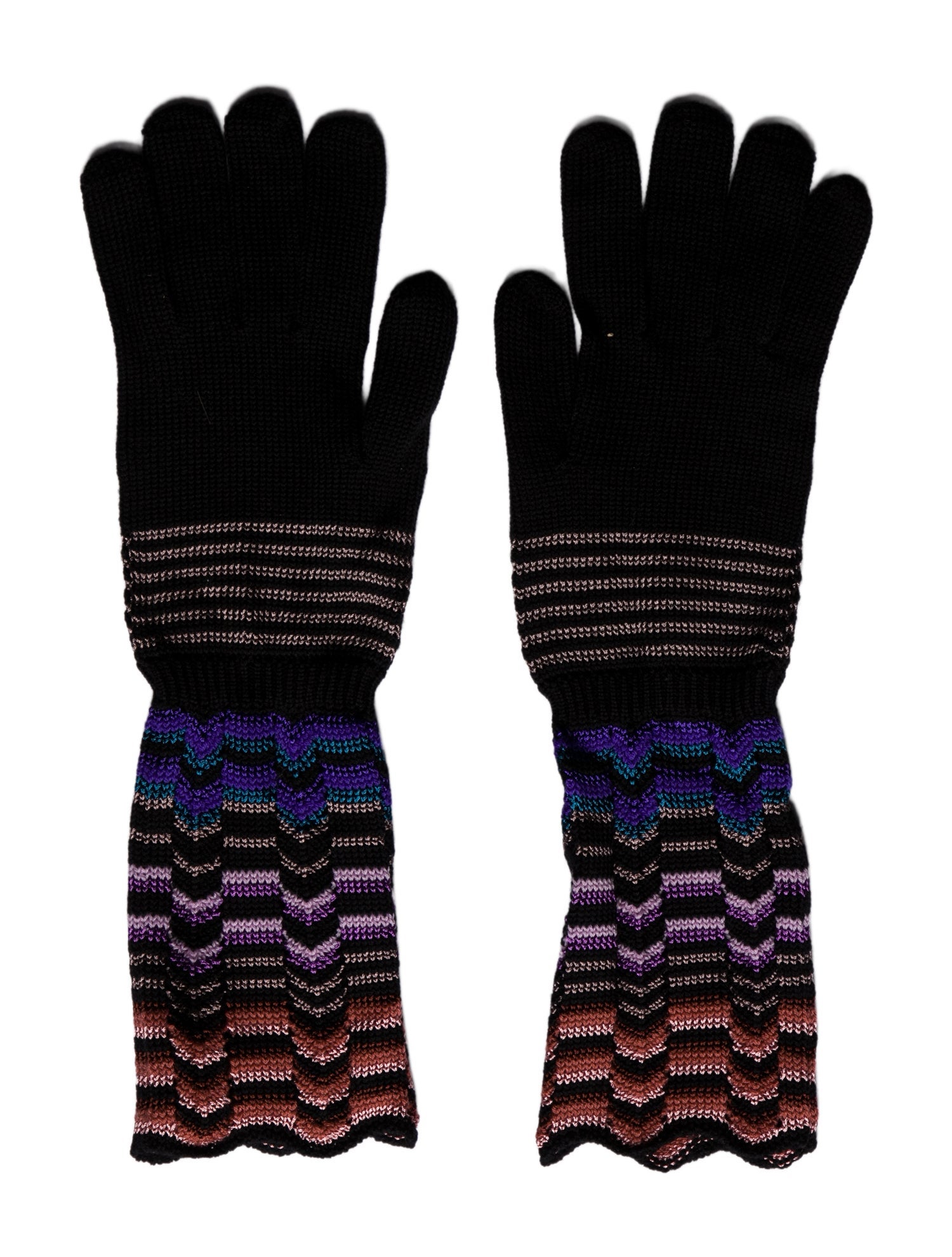 Missoni Knitted Long Gloves