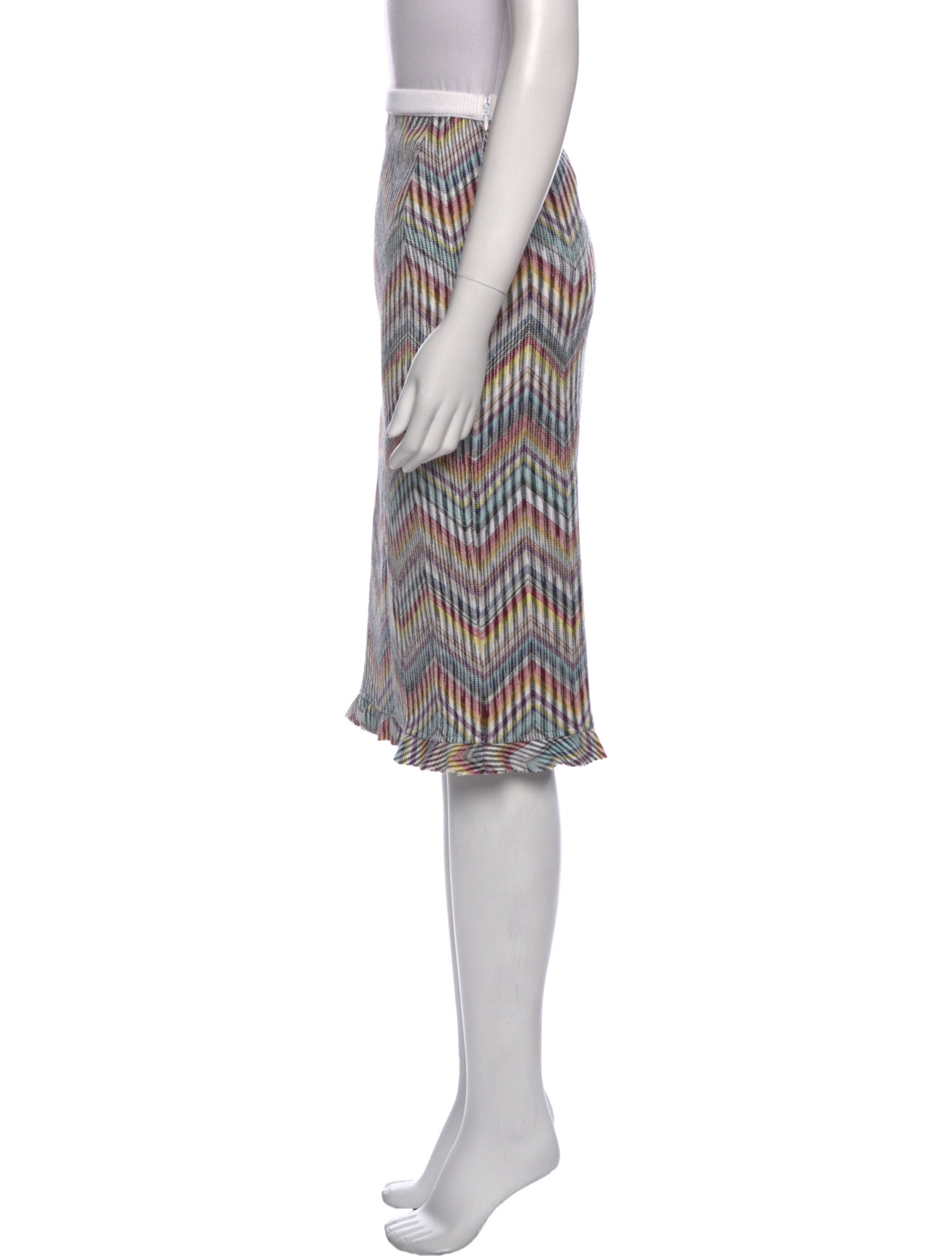 Missoni Striped Knee-Length Skirt
