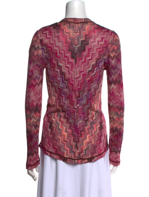 Missoni Printed V-Neck Sweater