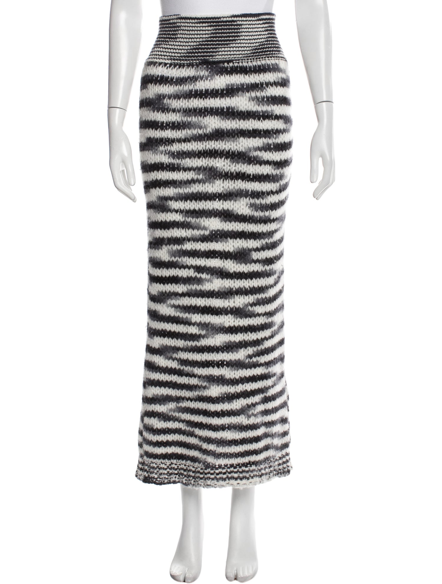 Missoni Striped Midi Length Skirt