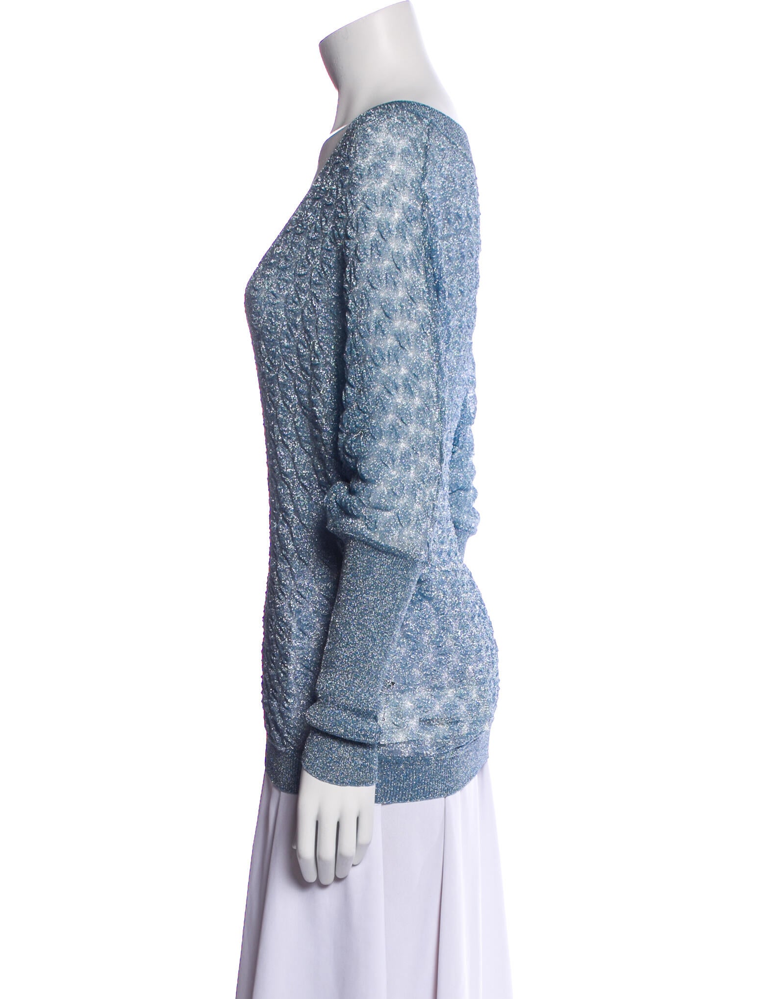 Missoni V-Neck Long Sleeve Sweatshirt