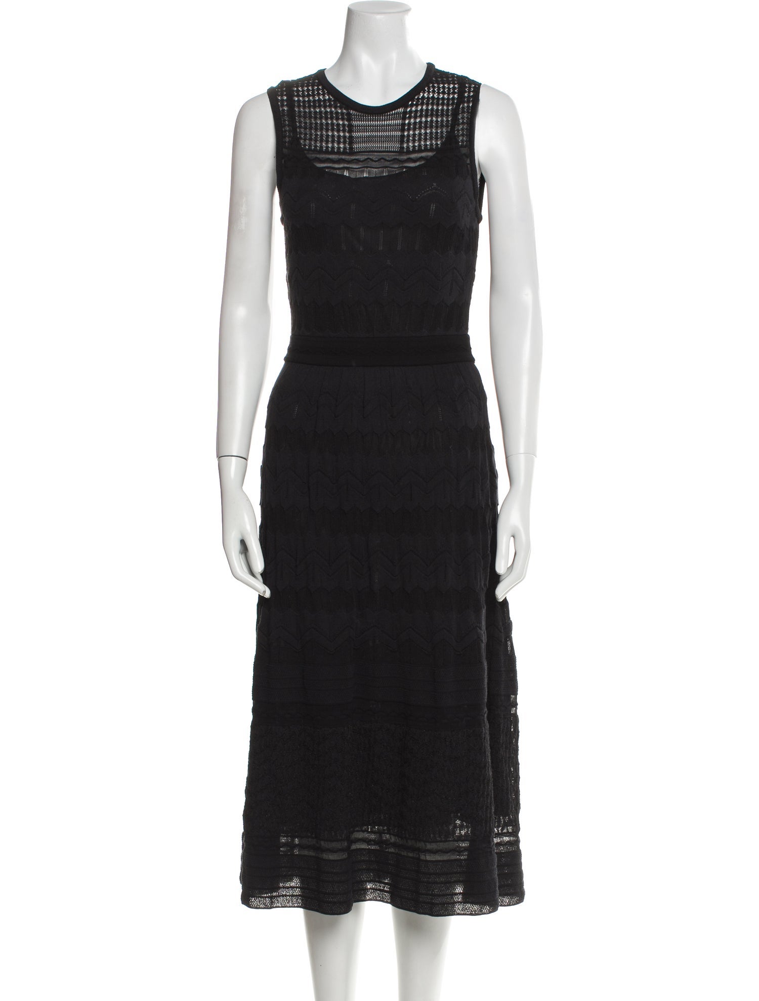 Missoni Crew Neck Midi Length Dress