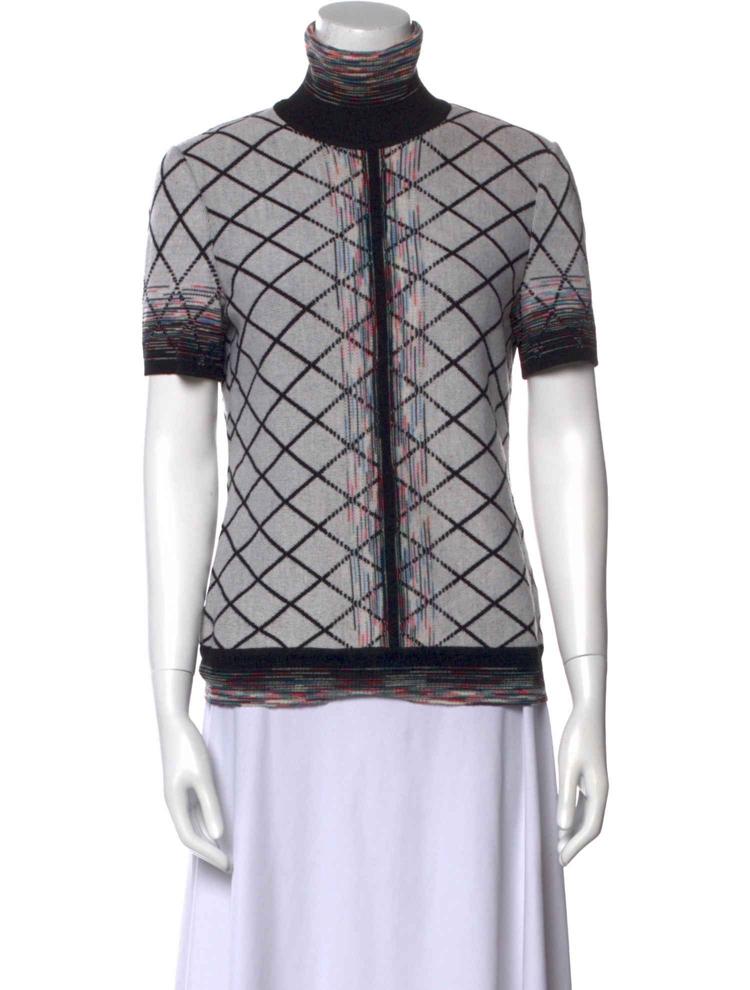 Missoni Wool Plaid Print Sweater