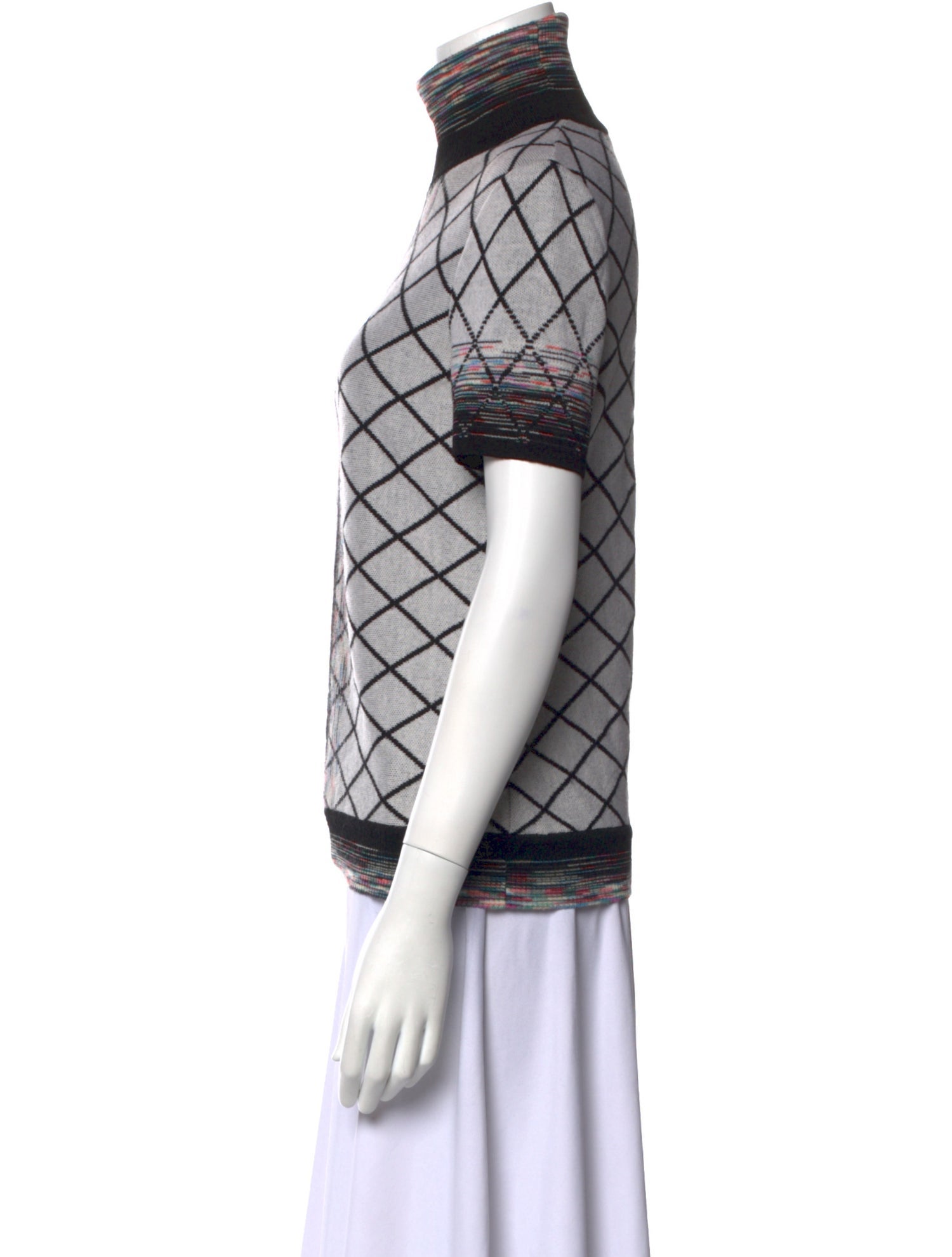 Missoni Wool Plaid Print Sweater