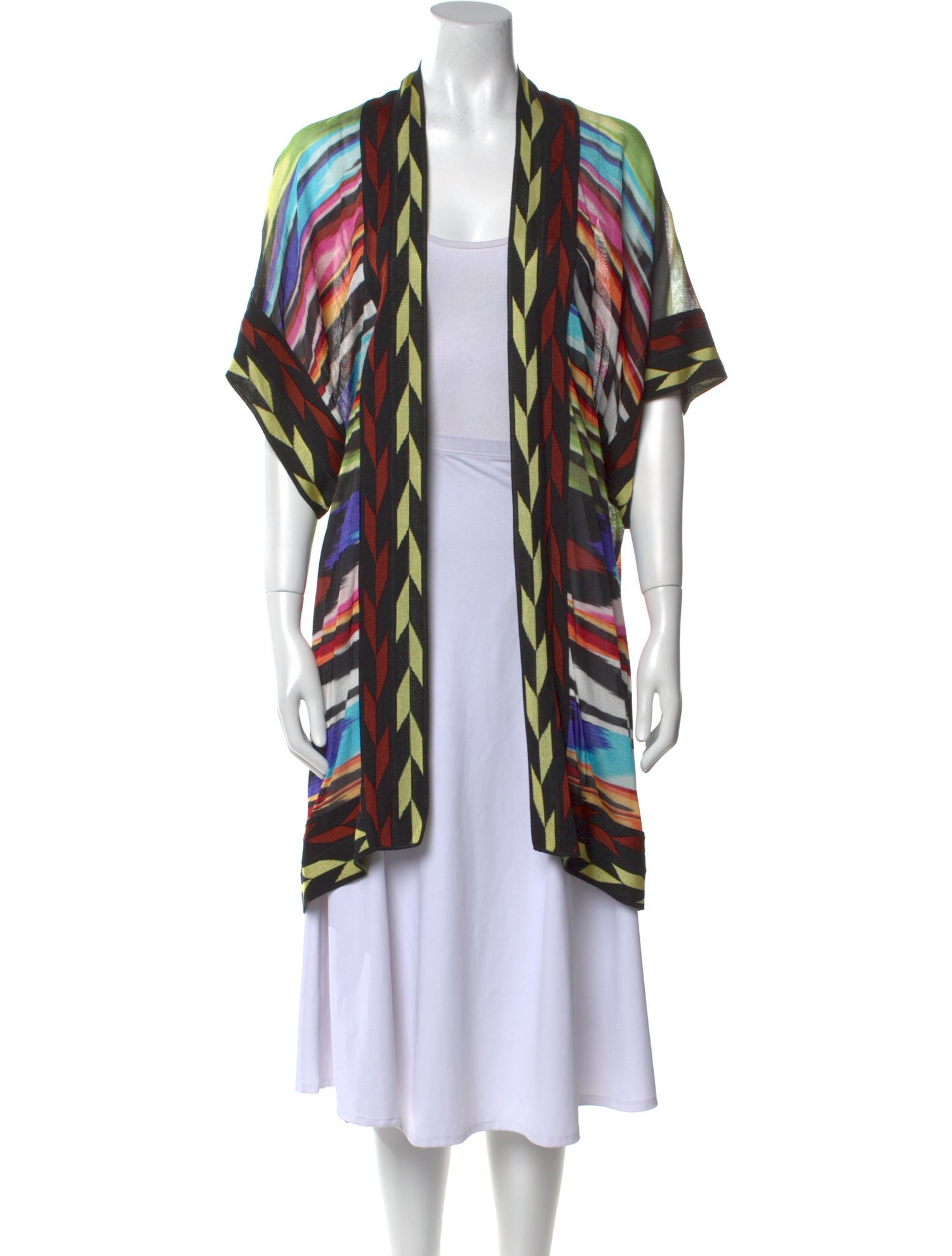 Missoni Striped Open Front Sweater