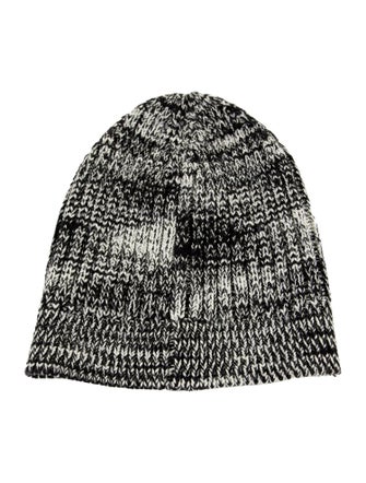 Missoni Women's black Pattern Print Wool Missoni beanie hat. Designer size M