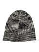 Missoni Women's black Pattern Print Wool Missoni beanie hat. Designer size M