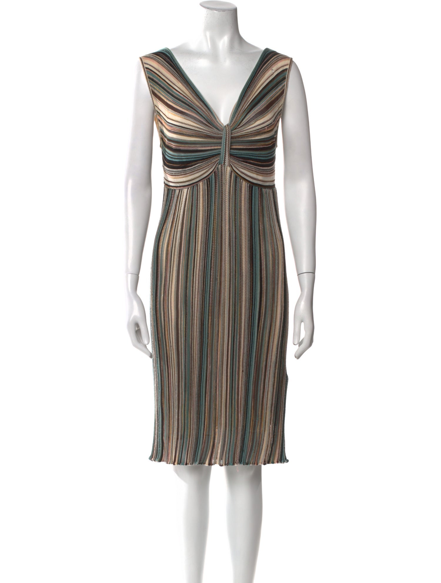 Missoni Striped Knee-Length Dress