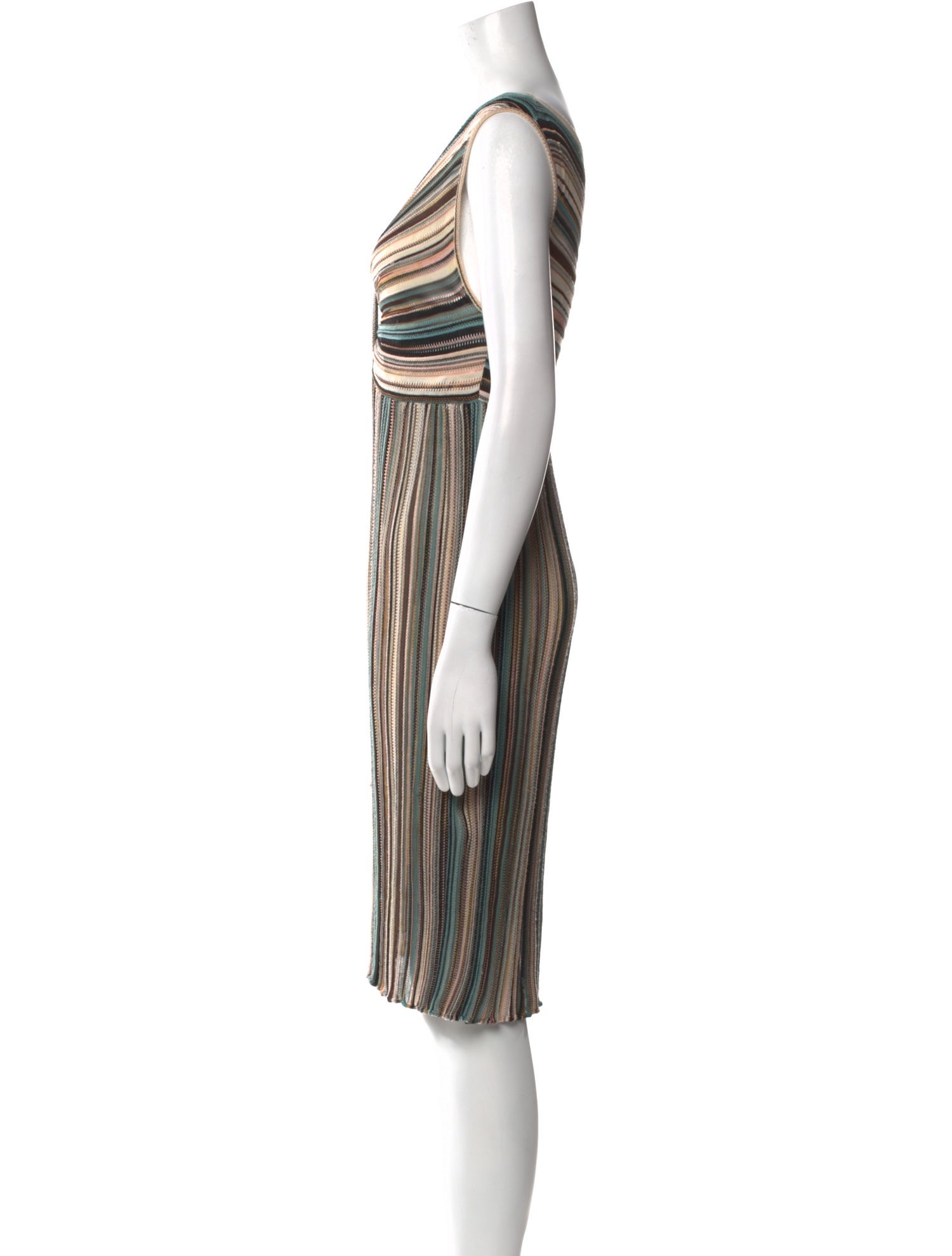 Missoni Striped Knee-Length Dress
