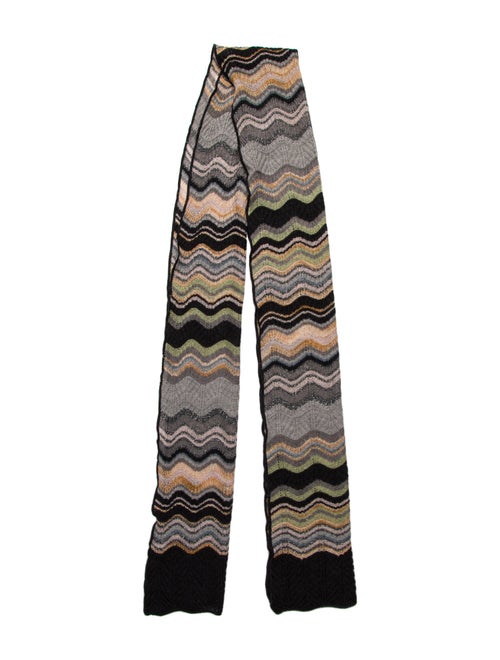 M Missoni Silk Striped Scarf