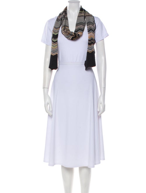 M Missoni Silk Striped Scarf