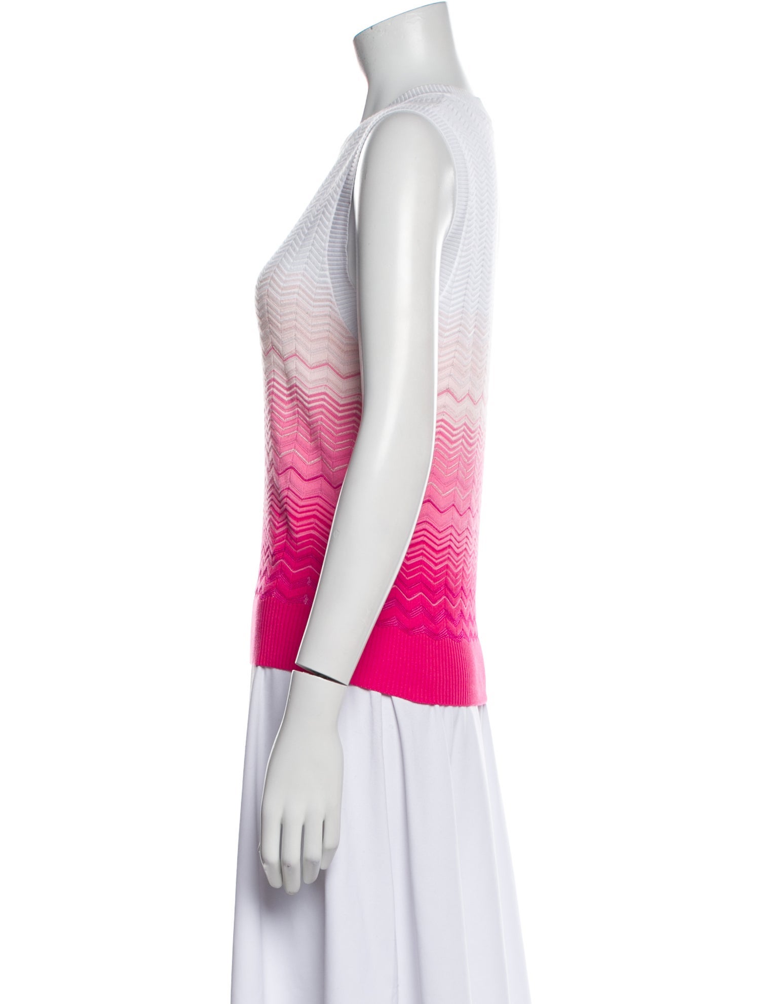 Missoni Striped Scoop Neck Sweater