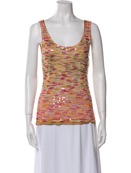 Missoni Printed Scoop Neck Top