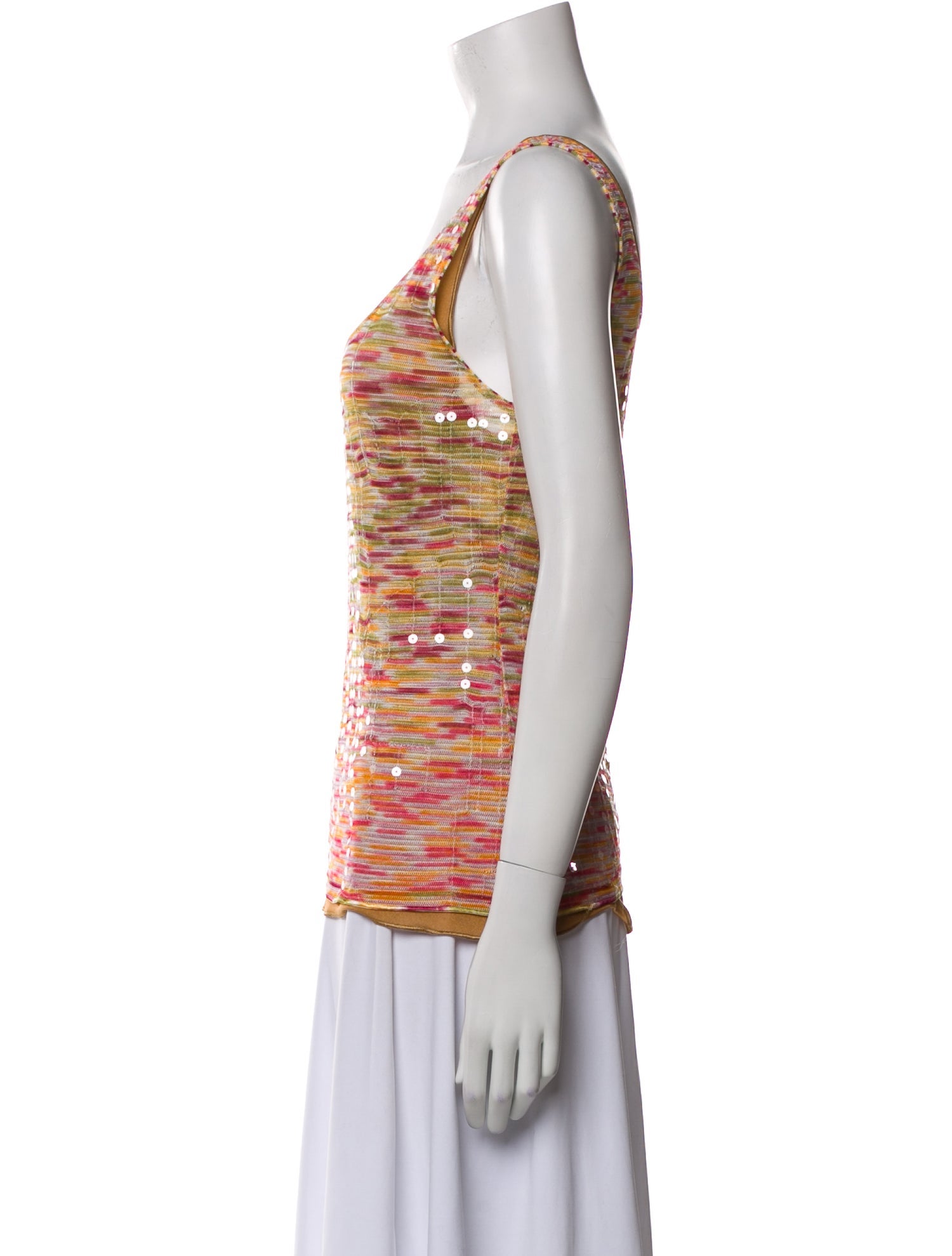 Missoni Printed Scoop Neck Top