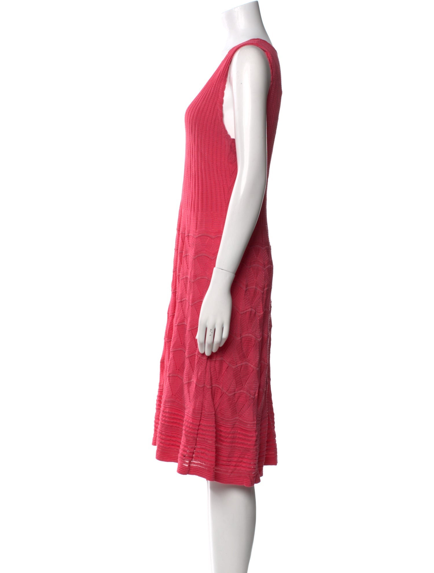 Missoni V-Neck Knee-Length Dress