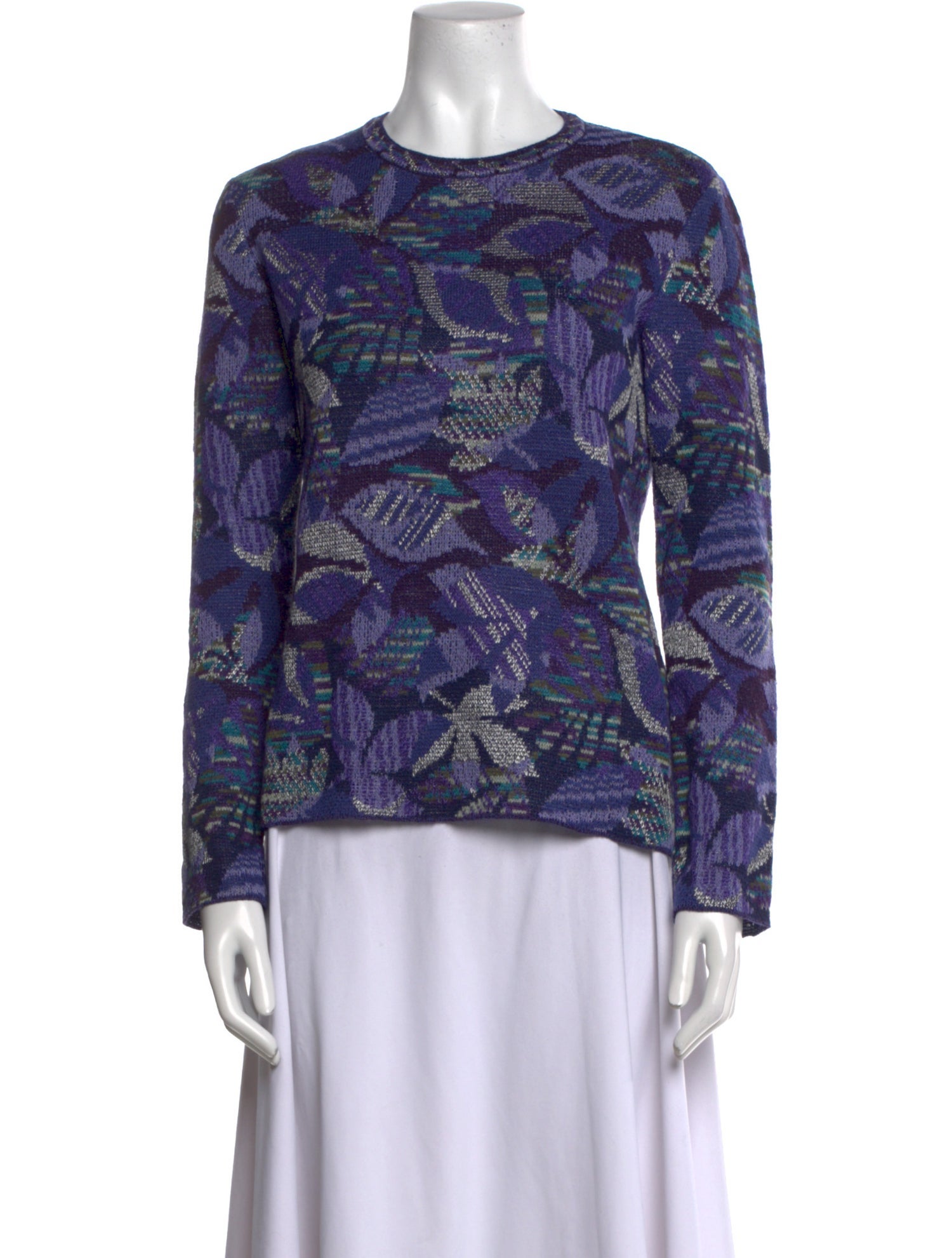 Missoni Printed Crew Neck Sweater