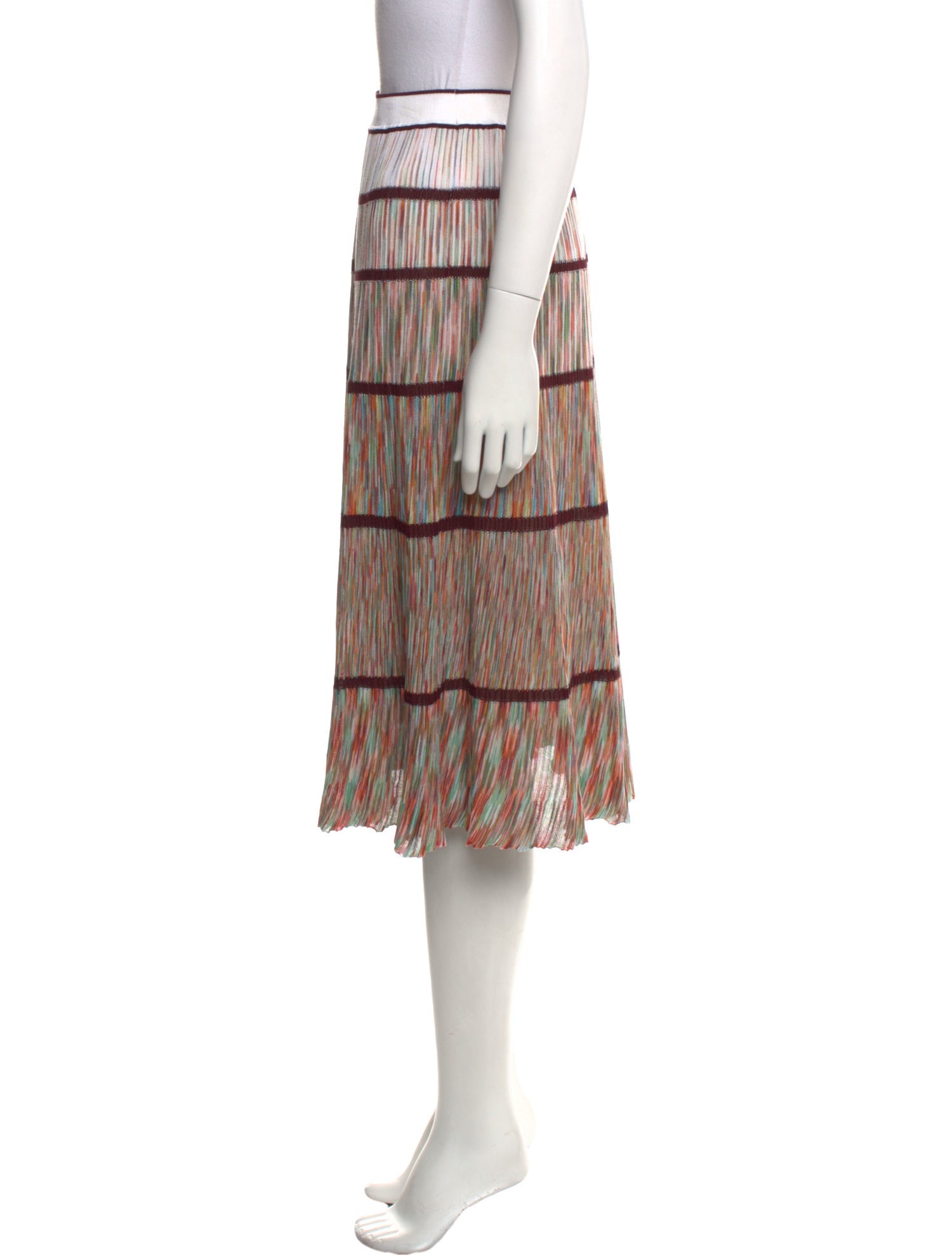 Missoni Striped Knee-Length Skirt