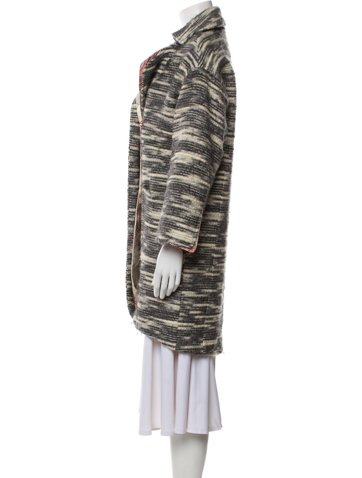 Missoni Virgin Wool Striped Coat