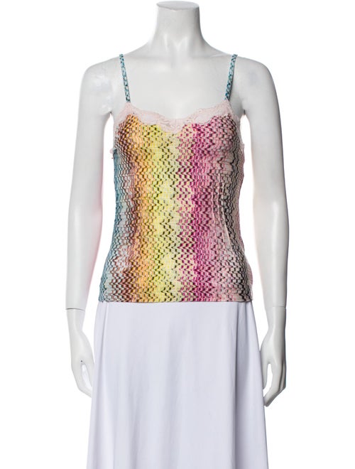 Missoni Printed Square Neckline Top
