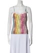 Missoni Printed Square Neckline Top