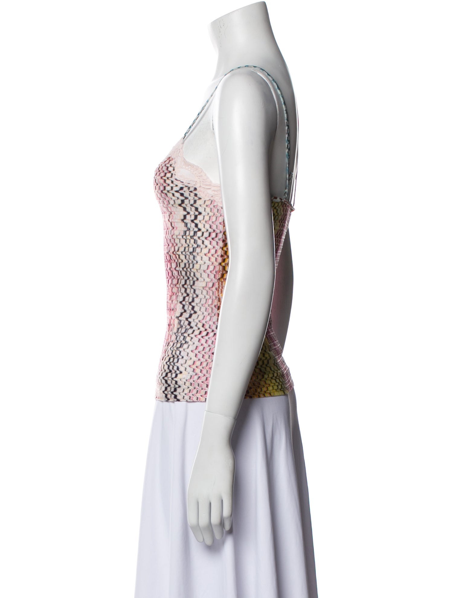 Missoni Printed Square Neckline Top