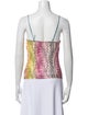 Missoni Printed Square Neckline Top