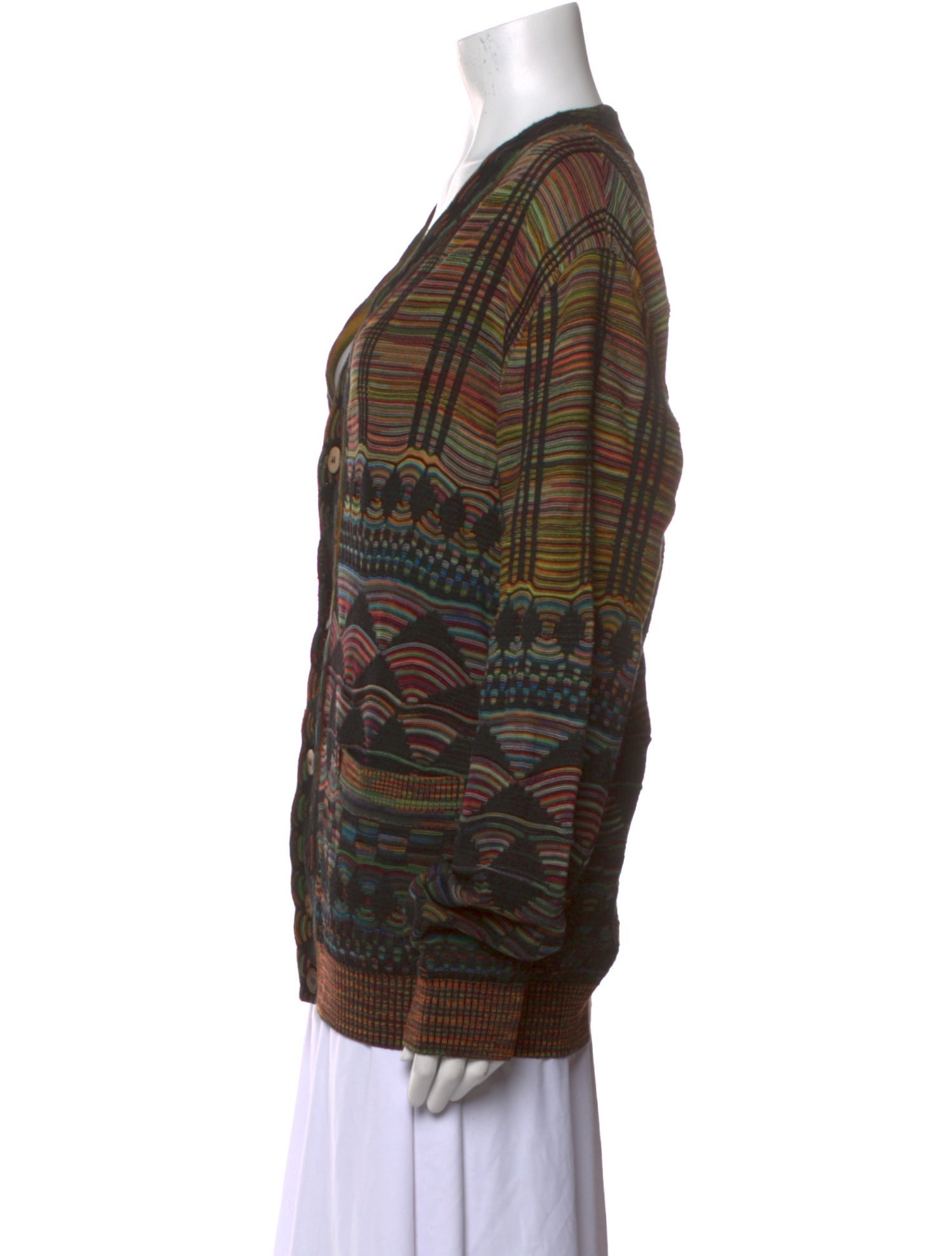 Missoni Striped V-Neck Sweater