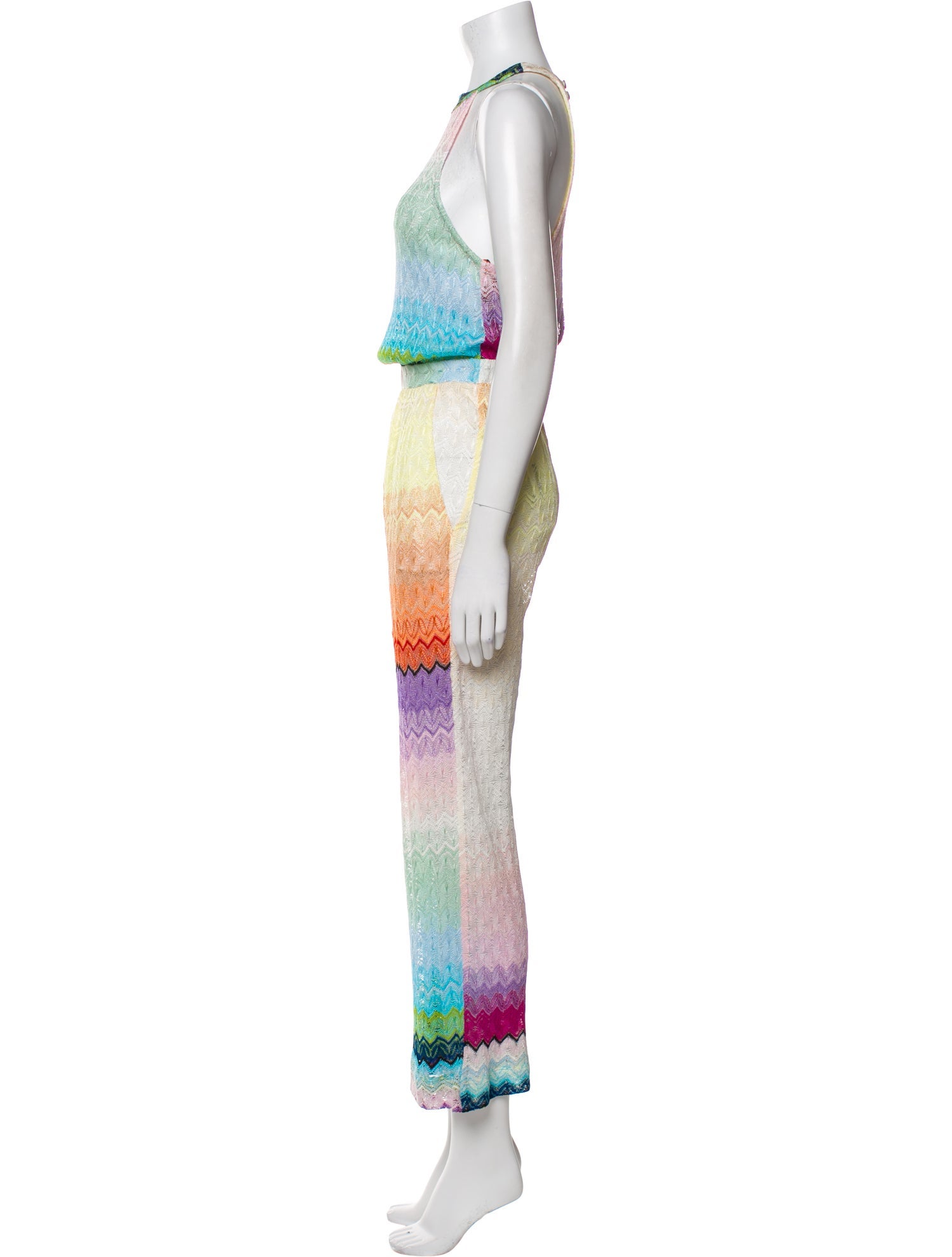 Missoni Printed Halterneck Jumpsuit