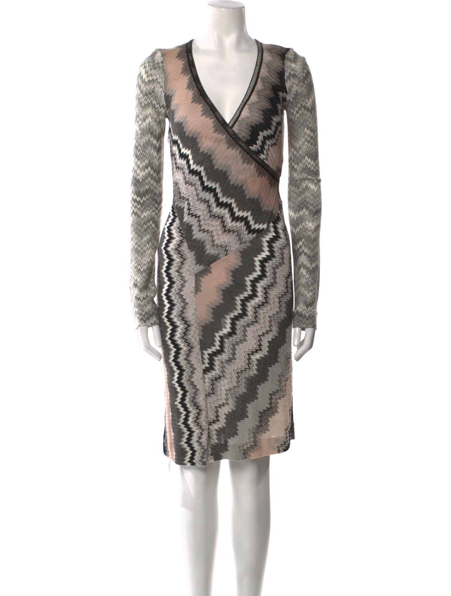 Missoni Striped Knee-Length Dress