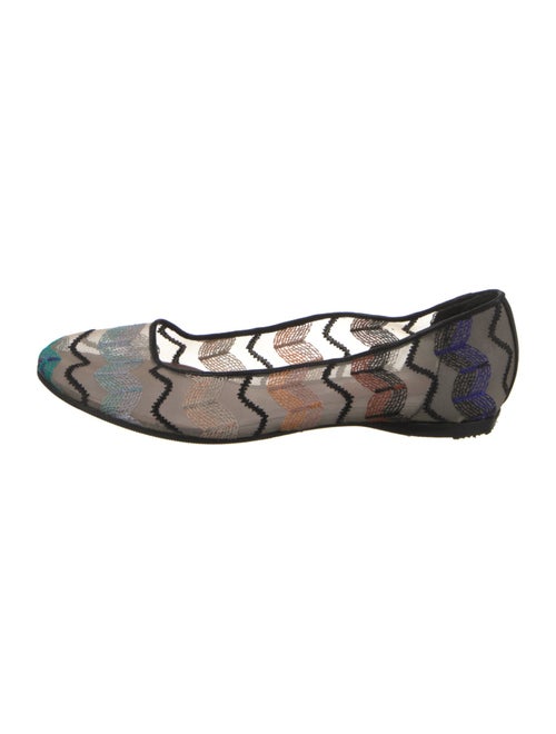 Missoni Mesh Printed Ballet Flats