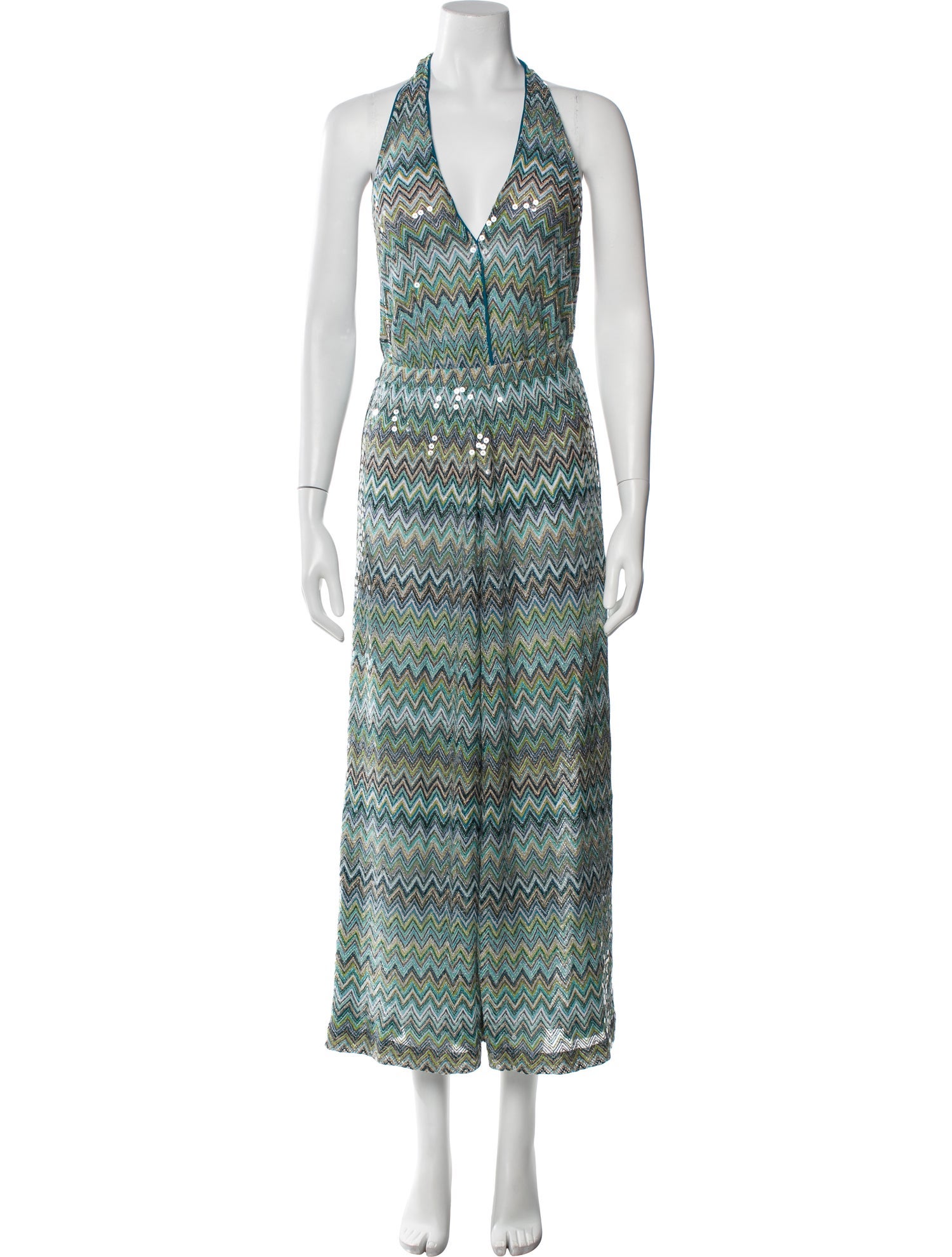Missoni Printed V-Neck Jumpsuit