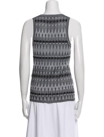 Missoni Printed Scoop Neck Top