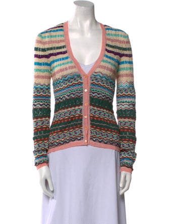 Missoni Striped V-Neck Sweater