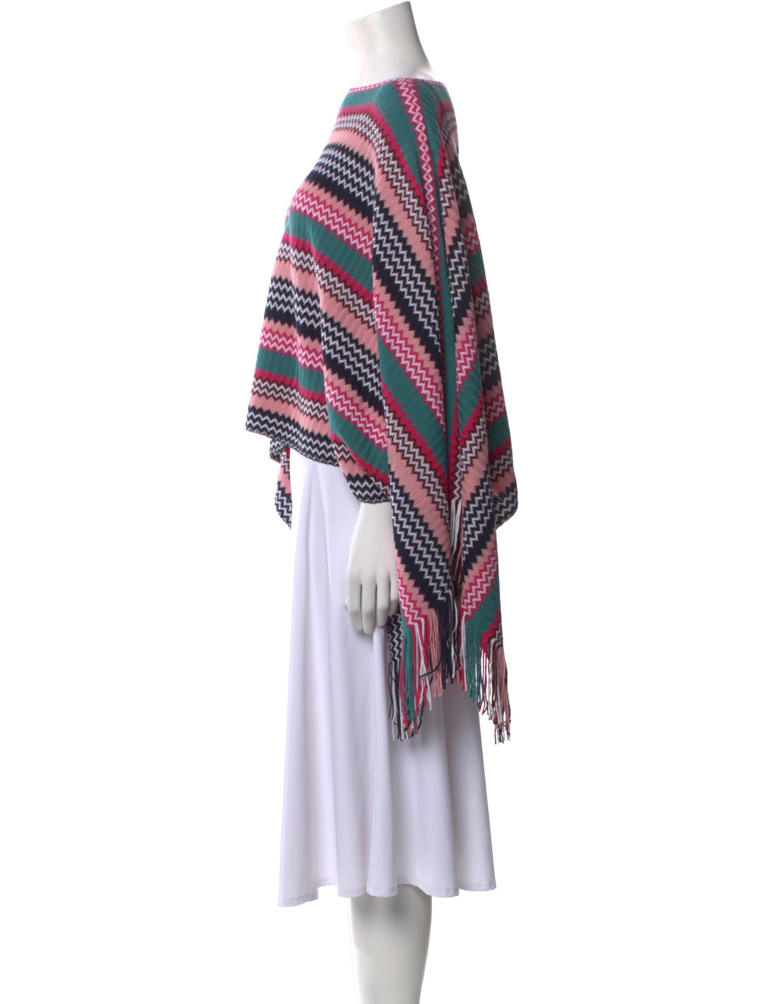 Missoni Striped Bateau Neckline Sweater