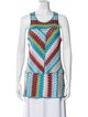 Missoni Mare Printed Scoop Neck Top