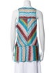 Missoni Mare Printed Scoop Neck Top