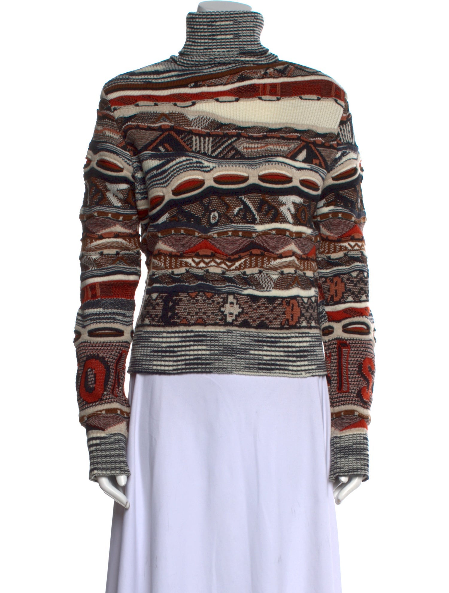 Missoni Striped Turtleneck Sweater