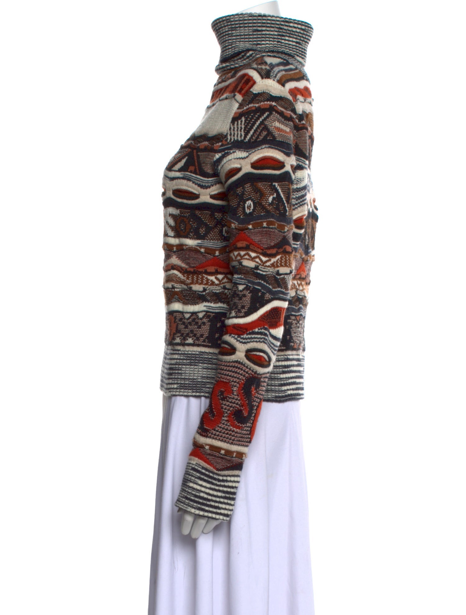 Missoni Striped Turtleneck Sweater