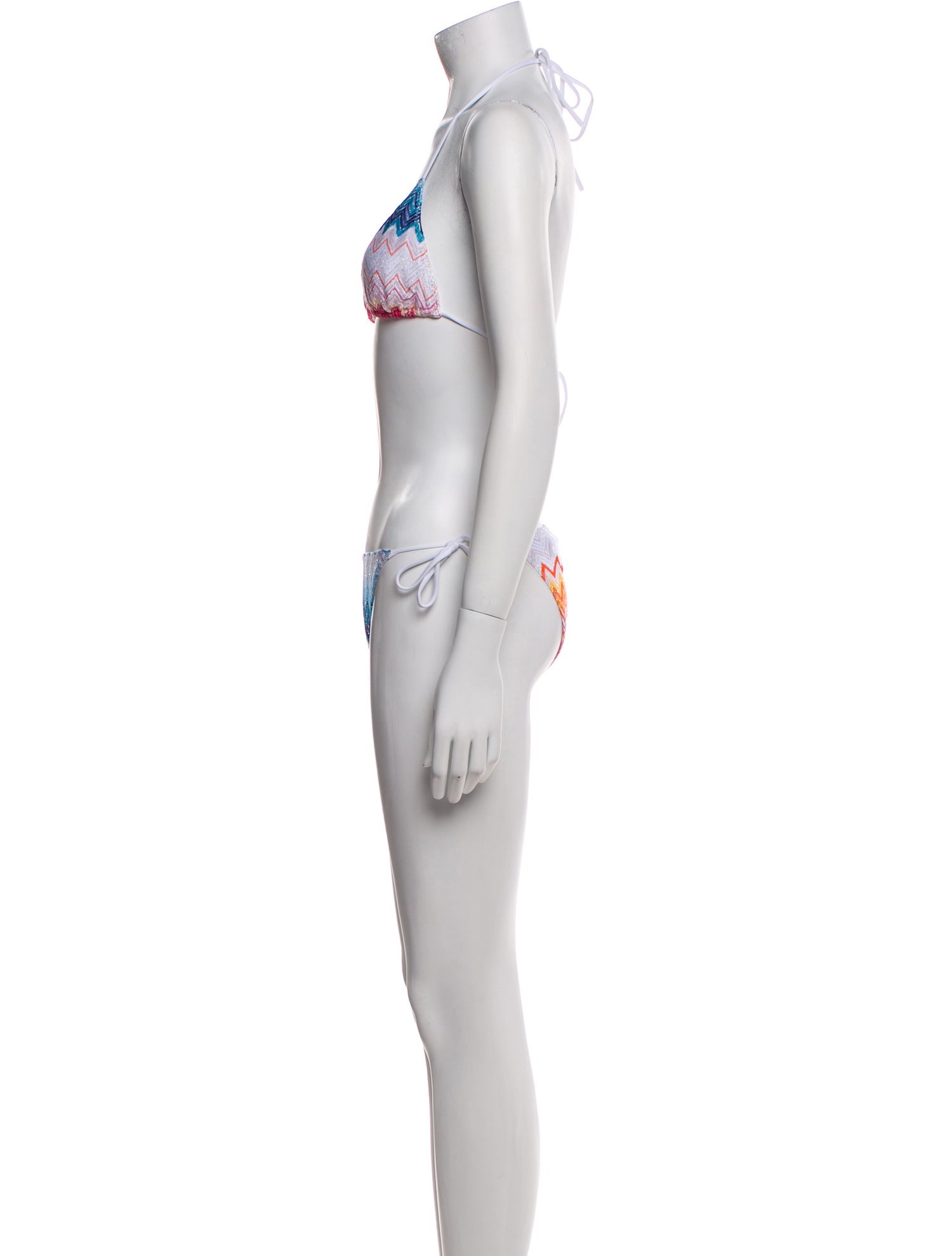 Missoni Striped Glitter Accents Bikini w/ Tags