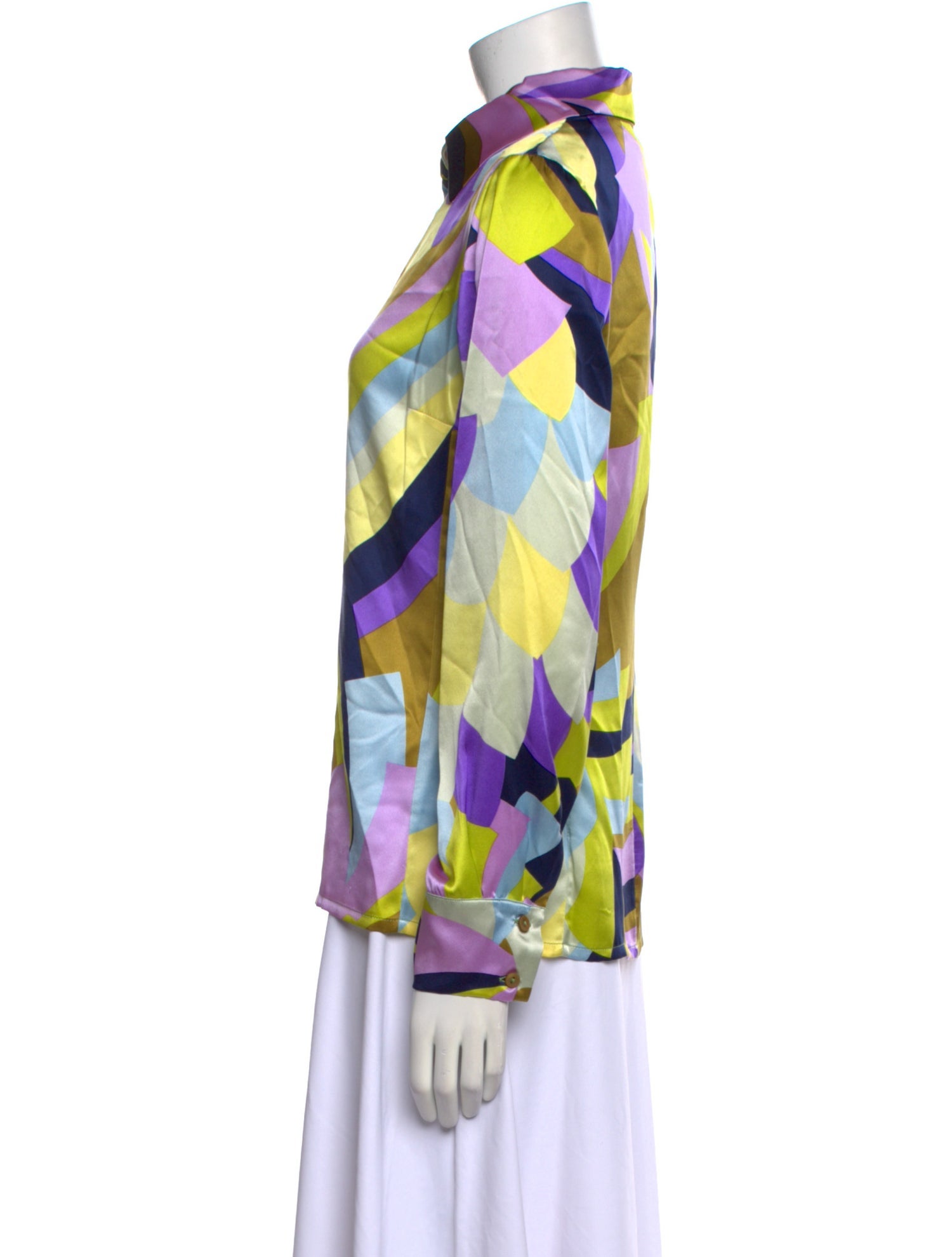 Missoni Silk Printed Button-Up Top