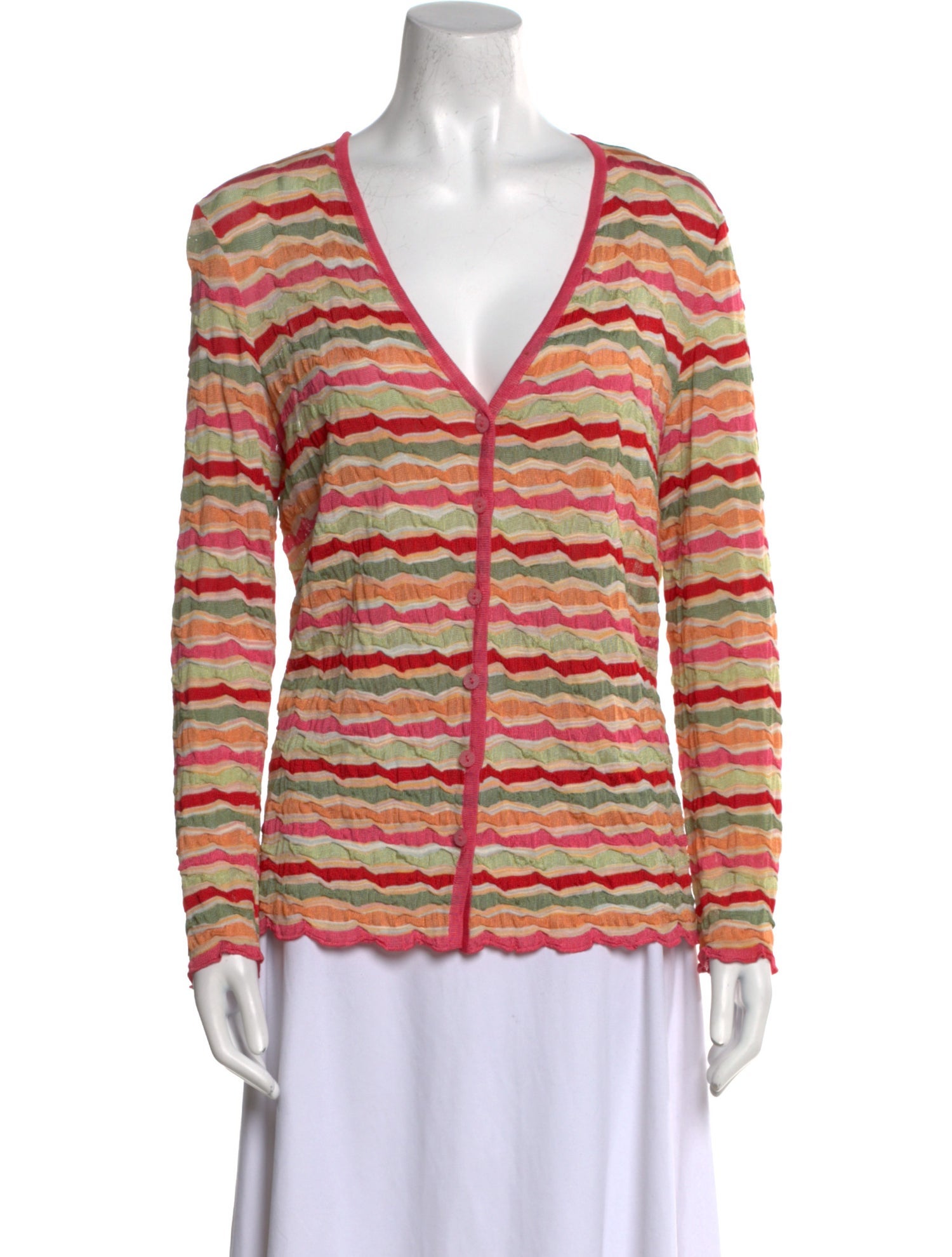Missoni Striped V-Neck Sweater