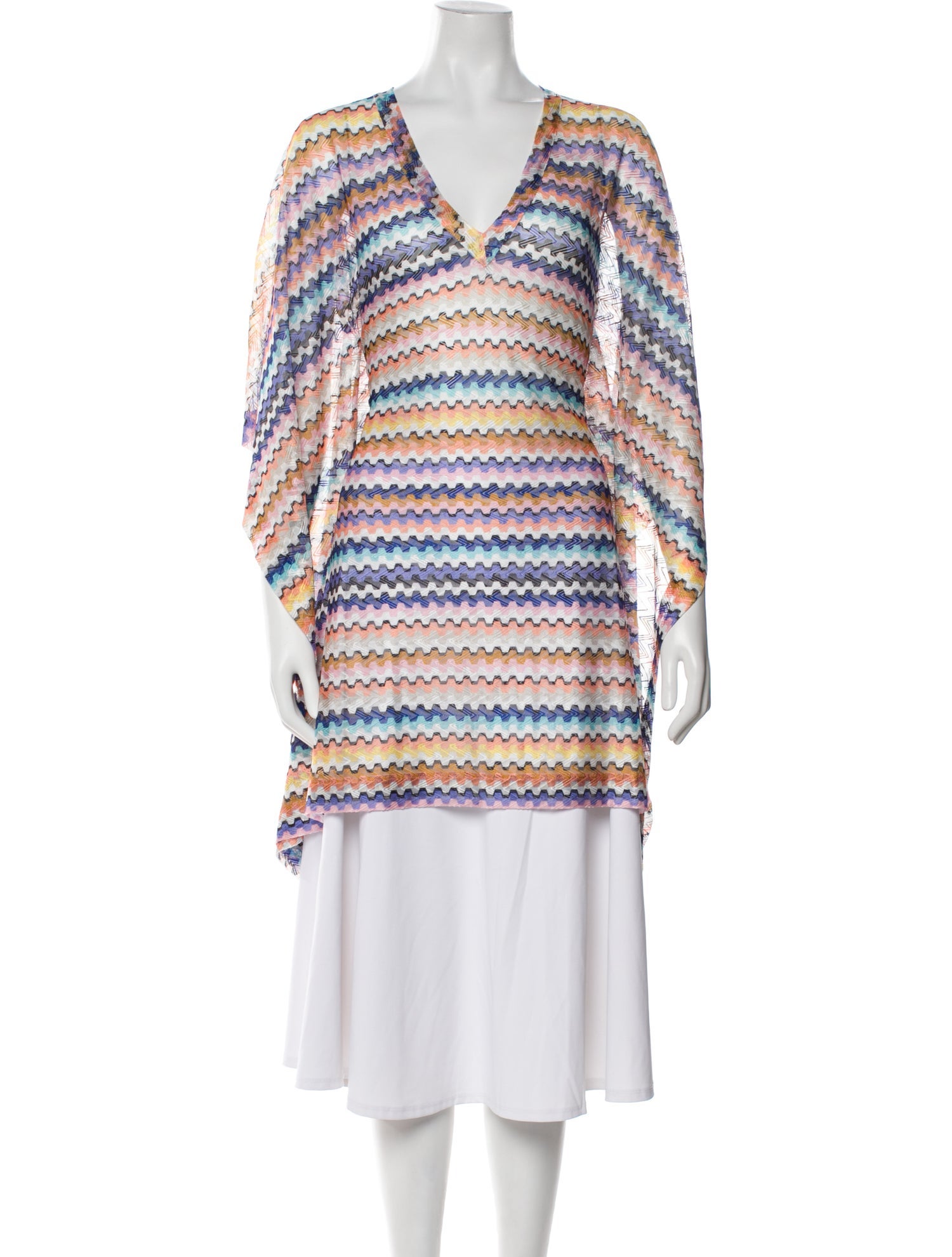 Missoni Striped V-Neck Tunic w/ Tags