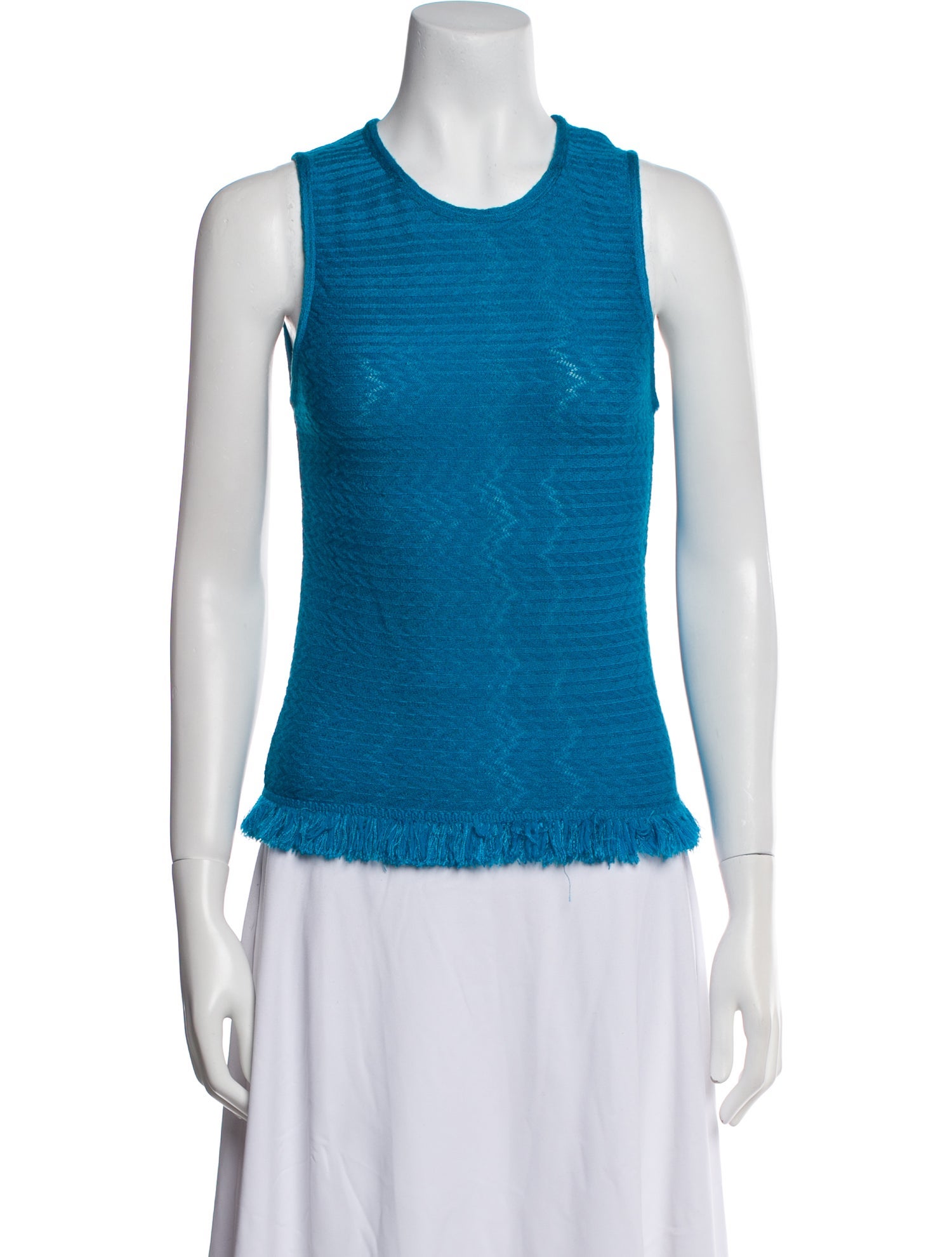 Missoni Virgin Wool Scoop Neck Sweater