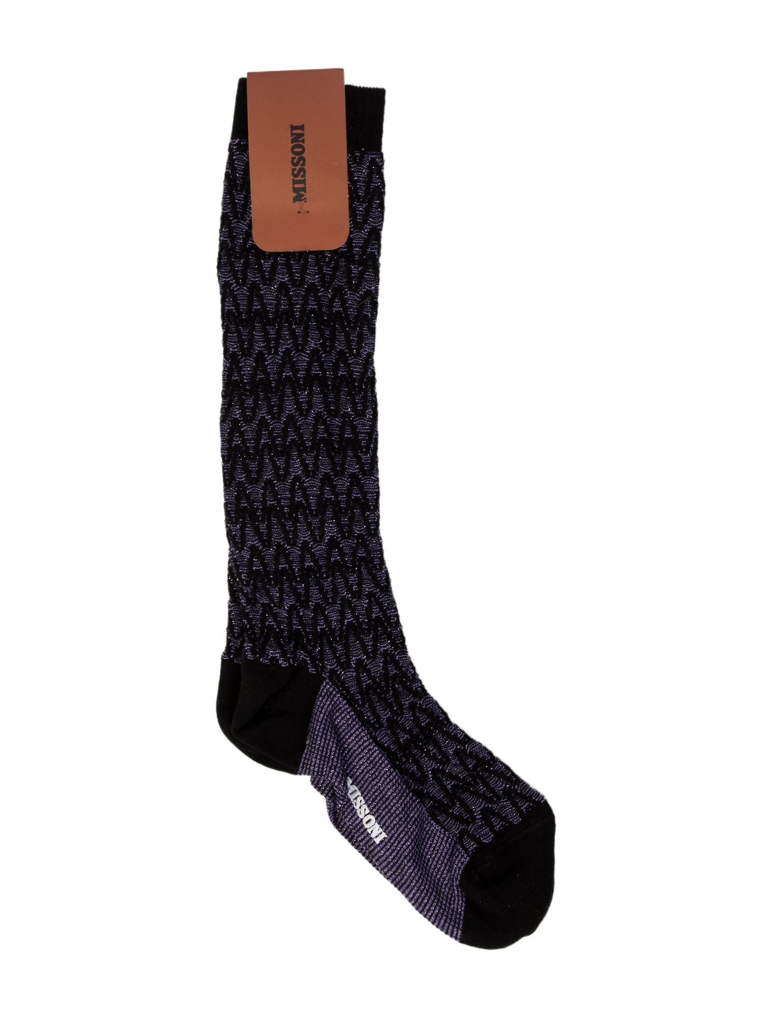 Missoni Pattern Print Socks w/Tags