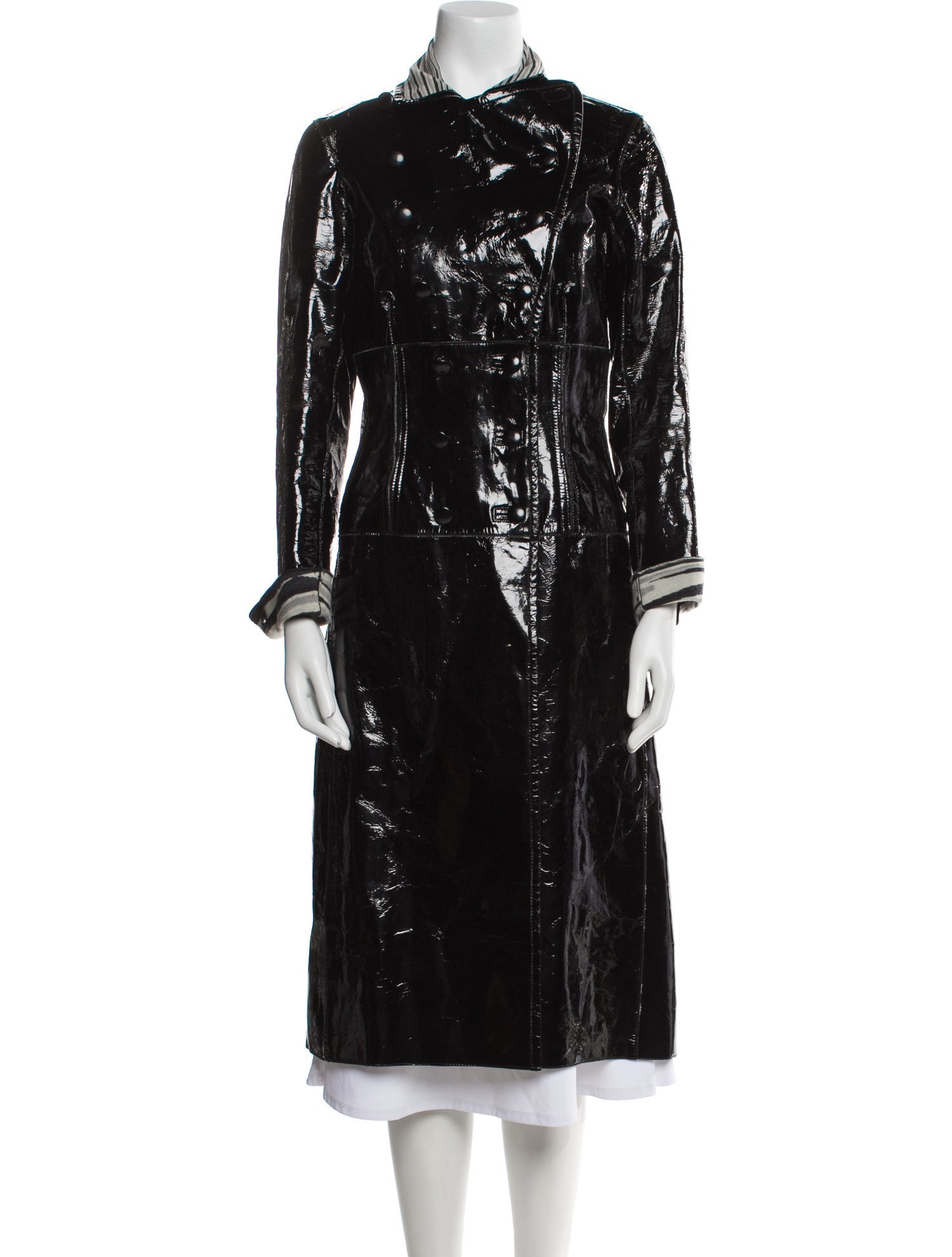 Missoni Leather Trench Coat