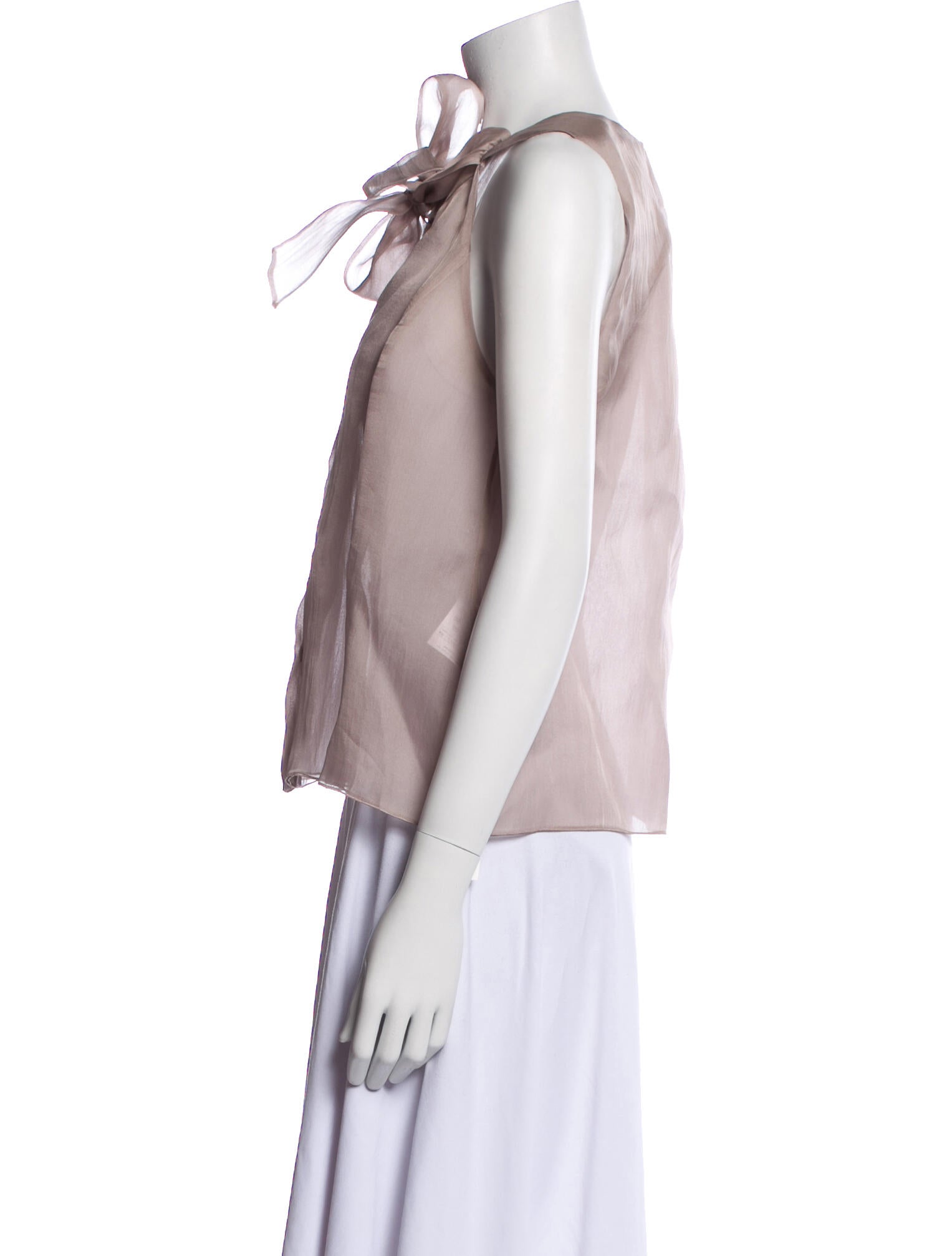 Missoni Silk Halterneck Crop Top